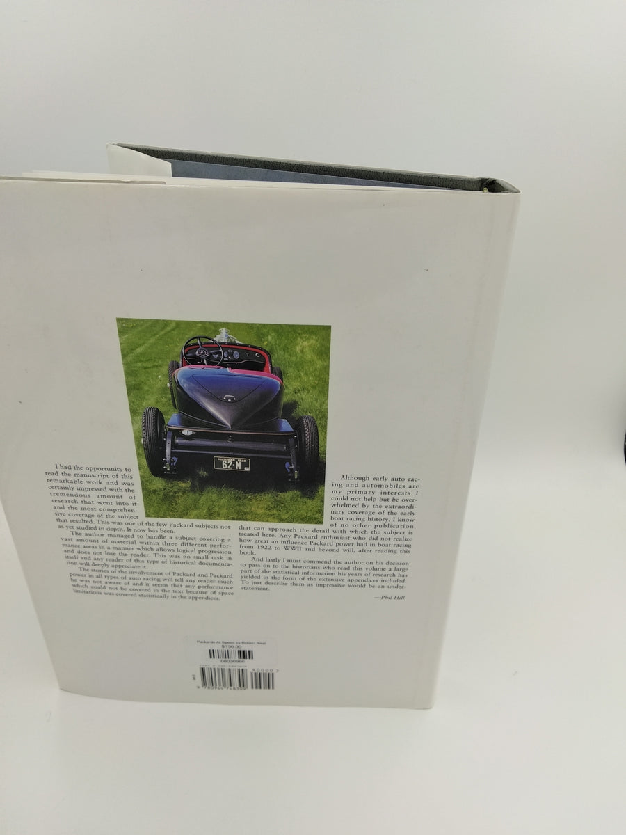 Packards At Speed by Robert J. Neal $200 – The National Packard Museum