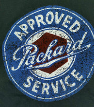 Load image into Gallery viewer, Vintage-Look Packard Approved Logo Short Sleeve T-Shirt (4 colors) $20.99