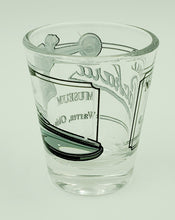Load image into Gallery viewer, 1.75 oz. Goddess of Speed Shot Glass $10.50