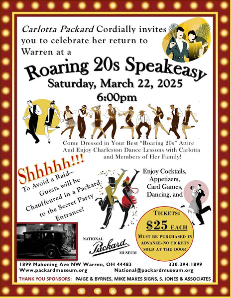 Roaring 20's Speakeasy March 22 2025