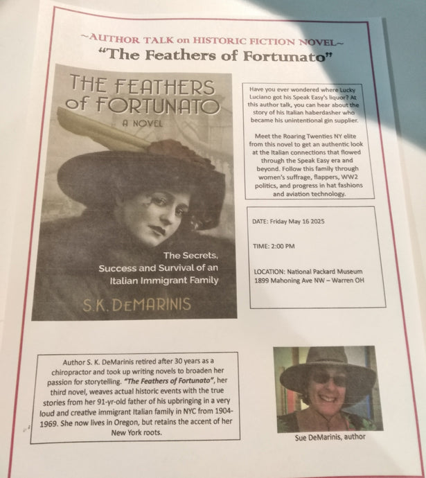 Book Signing - 'The Feathers of Fortunato' May 16