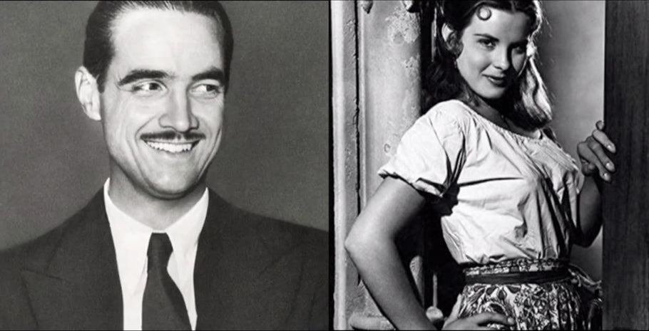 Howard Hughes Gives A Packard To Jean Peters