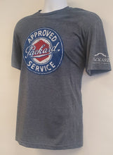 Load image into Gallery viewer, Vintage-Look Packard Approved Logo Short Sleeve T-Shirt (9 colors) $20.99
