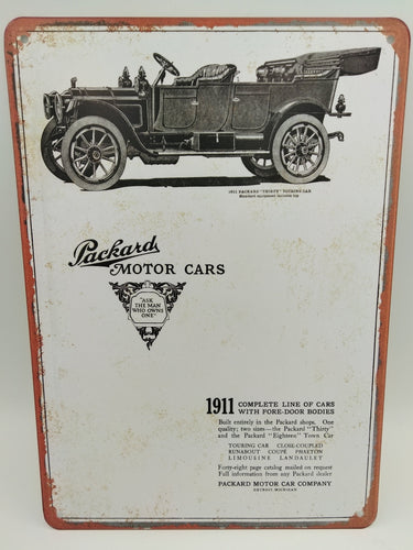 1911 Packard Motor Cars Metal Sign  $24.99