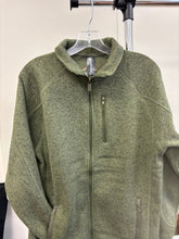 Load image into Gallery viewer, Sweater - Unisex - Military Green Full Zip Embroidered with Packard Logo