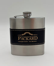 Load image into Gallery viewer, Flask - Stainless Steel with imprinted leather wrap $20.99