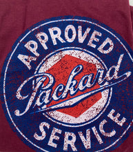 Load image into Gallery viewer, Vintage-Look Packard Approved Logo Short Sleeve T-Shirt (9 colors) $20.99