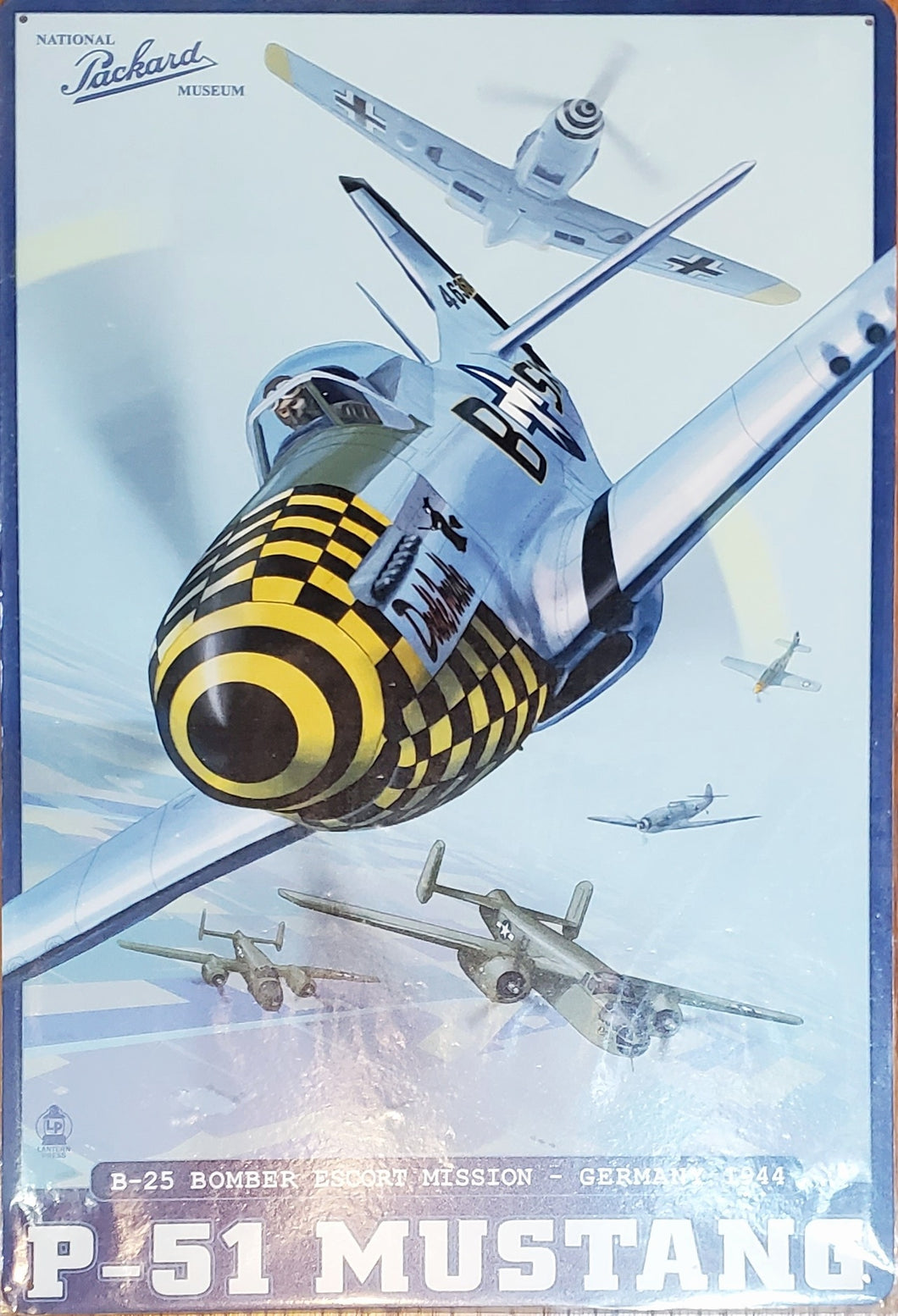 Metal sign P51D Mustang in Flight $28.00