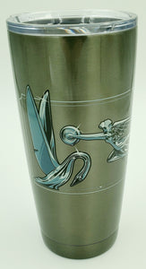 20 oz. Double Wall Stainless Steel Hood Ornament Travel Thermal Mug $33.00