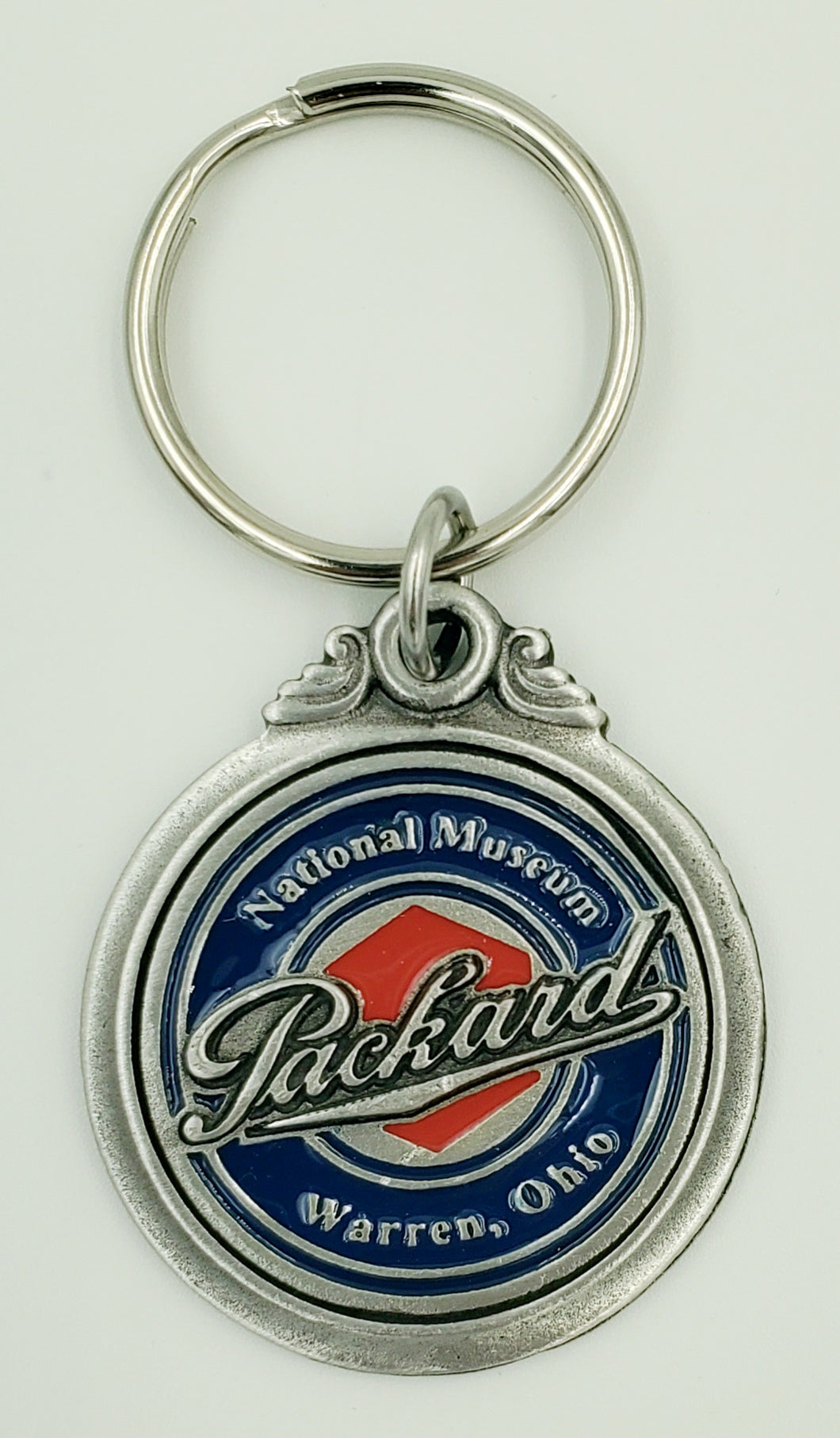 National Packard Museum Red Hex Pewter Key Chain $14.00