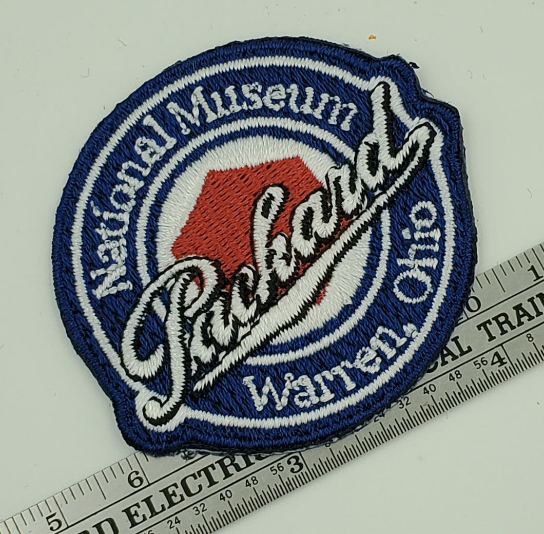 Iron-on Patch: National Packard Museum Hex Logo $5.00